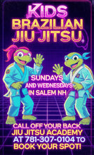 Load image into Gallery viewer, Kids BJJ / Self Defense 1 month membership 2 kids
