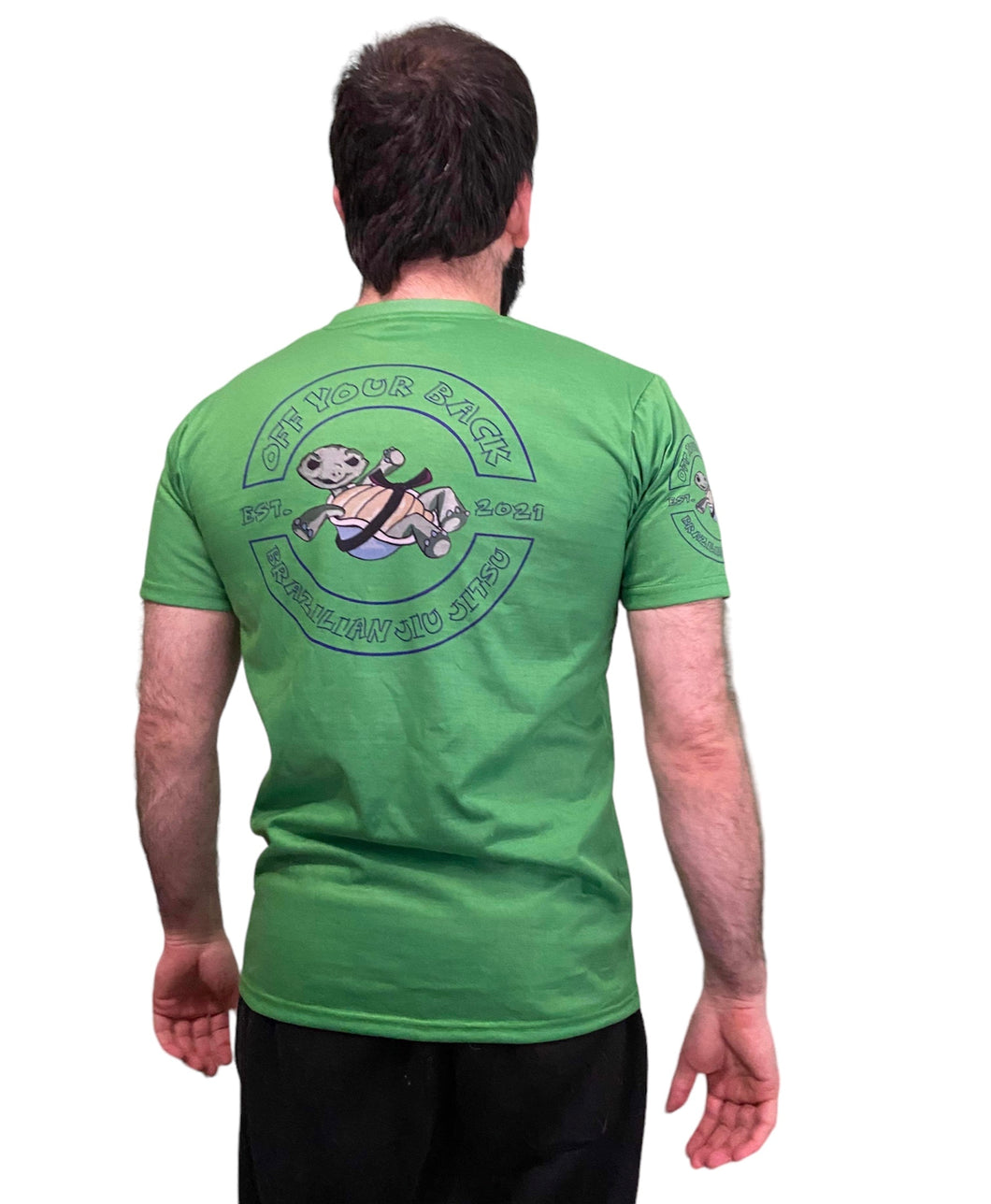 Turtle Series Green Casual Athletic Shirt